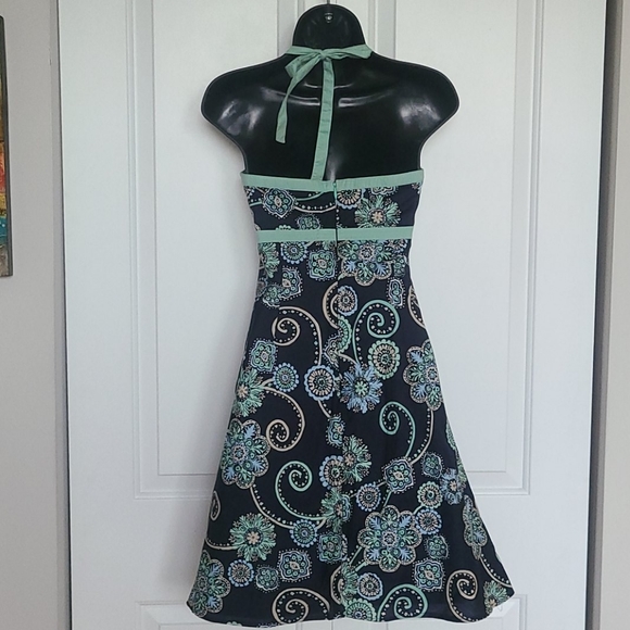 Ann Taylor Loft Floral Halter Dress Size 4 - Picture 6 of 9